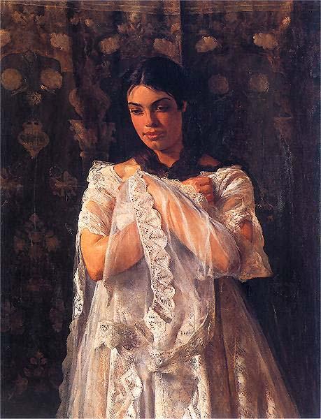 Jacek Malczewski Portrait of Helena Marcell. oil painting image